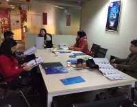 陽江客戶到訪友情漆