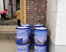 友情漆助力新農村建設，打造美麗新家園。